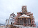 Завершается реставрация церкви Богоявления в Палтоге. Накануне состоялось освящение купольных крестов